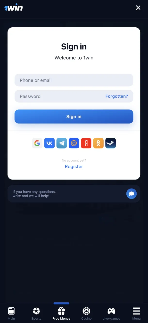 1win app login 1win app login
